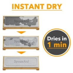 SpaceAid® Quick-Dry Kitchen And Bathroom Sink Caddy Organizer, The Soap And Sponge Holder -NeatNest Store instant dry