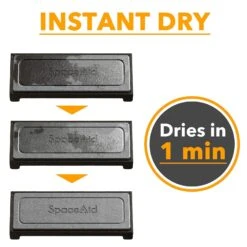 SpaceAid DryingNeat Bathroom & Kitchen Sink Caddy Organizer, Black 8 SpaceAid DryingNeat Bathroom & Kitchen Sink Caddy Organizer, Black -NeatNest Store kitchen sink caddy organizer 3