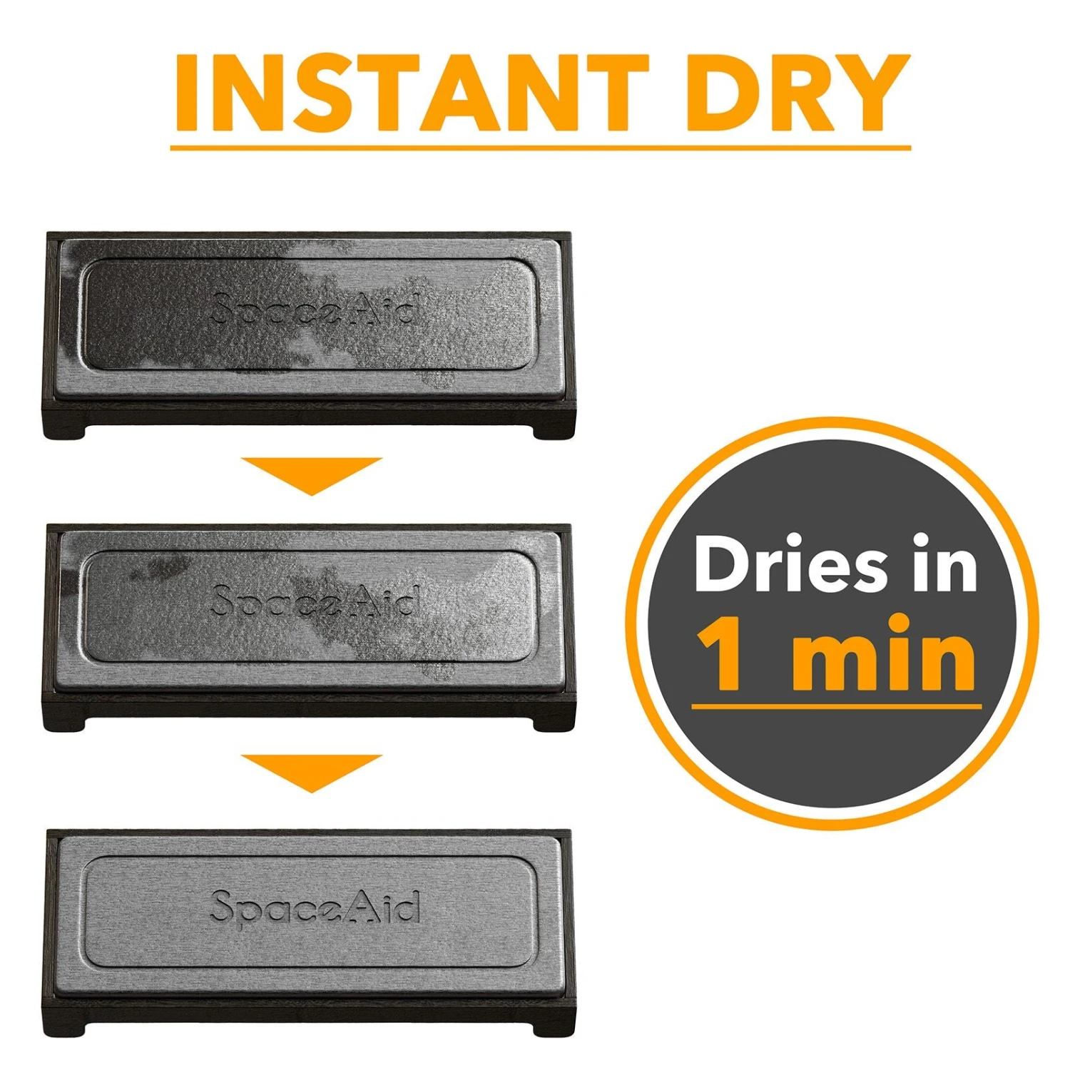 SpaceAid DryingNeat Bathroom & Kitchen Sink Caddy Organizer, Black 3 SpaceAid DryingNeat Bathroom & Kitchen Sink Caddy Organizer, Black - Image 3