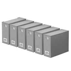 Front Page 11 SpaceAid 6 Pack Foldable Bed Sheet Organizer For Closet, Gray