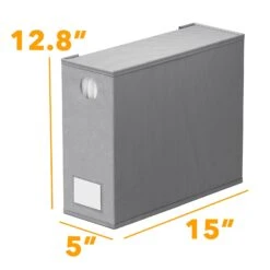 SpaceAid 6 Pack Foldable Bed Sheet Organizer For Closet, Gray -NeatNest Store sheet organizer for closet 6