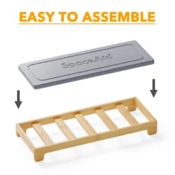 SpaceAid® Quick-Dry Kitchen And Bathroom Sink Caddy Organizer, The Soap And Sponge Holder -NeatNest Store sink caddy assemble