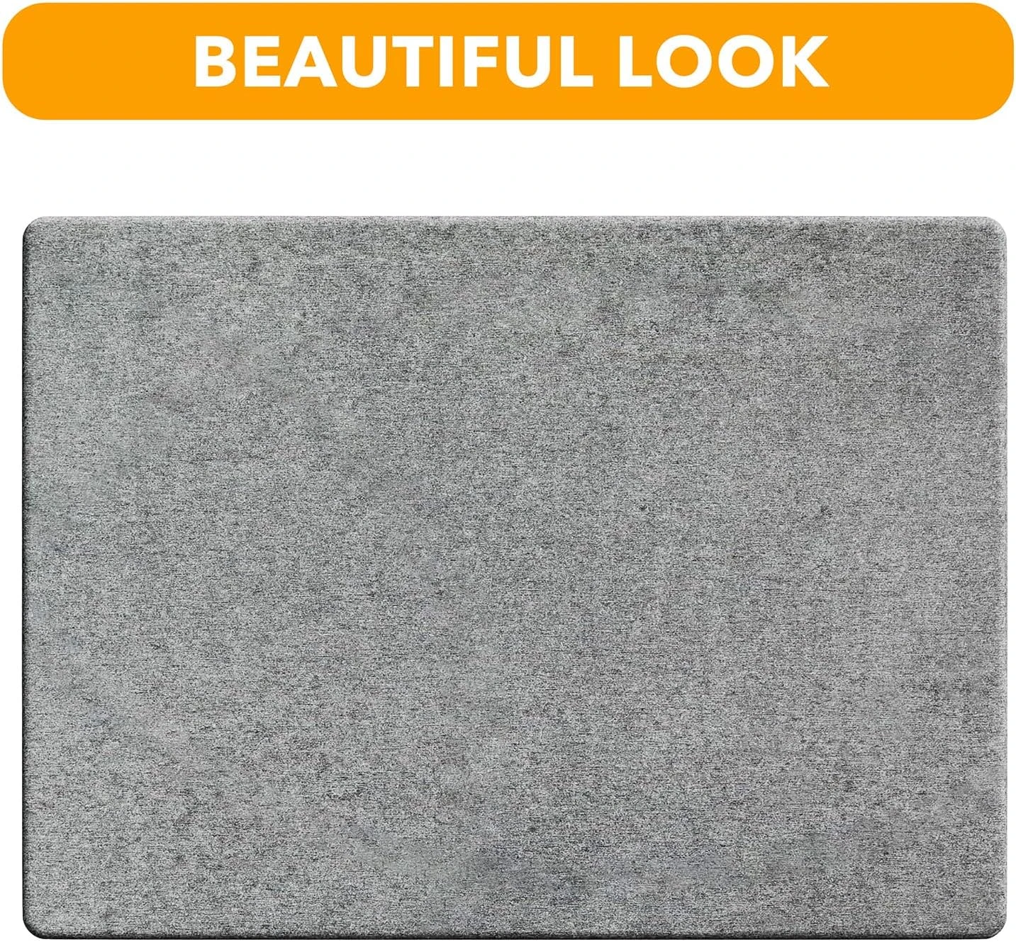 SpaceAid Diatomaceous Earth Stone Dish Drying Mat For Kitchen Counter, Gray 7 SpaceAid Diatomaceous Earth Stone Dish Drying Mat For Kitchen Counter, Gray - Image 7