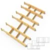 SpaceAid Bamboo Expandable Drawer Dividers With 6 Dividers And 12 Inserts (17-22 In)